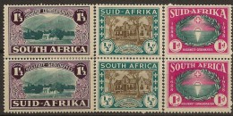 SOUTH AFRICA 1930 1/2d V Pair SG 42a HM #CM194 - Unused Stamps