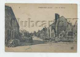 Delcampe - Fismes (51) :  Rue De Lanzybombardée  à Fismettes Env 1914 PF. - Fismes