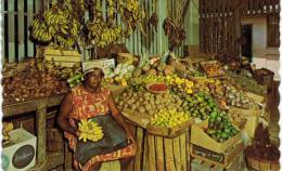 Amérique - The Sunny Caribbean - Tropical Fruits And Vegetablesn At Native Market - Otros & Sin Clasificación