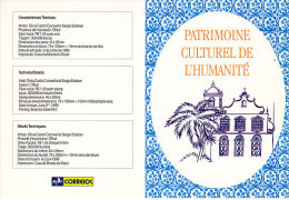 Brasilien 1999. Faltkarte Mit Block "Patrimonio Cultura Da Humanidade" 5.583) - Covers & Documents