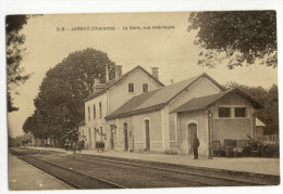 JARNAC. - La Gare, Vue Intérieure. Cliché RARE - Jarnac