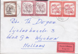 Austria Durch Eilboten EXPRÉS Label LOFER 1988 Cover Brief To WIJCHEN Netherlands (2 Scans) - Lettres & Documents