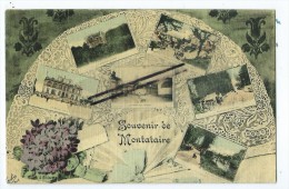 CPA -  Souvenir De Montataire( Eventail Avec 6 Vues) - Montataire