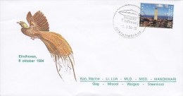 Netherlands EINDHOVEN 1994 Cover Brief Bird Vogel Oiseau Cachet Leuchtturm Lighthouse Pfare Stamp - Covers & Documents