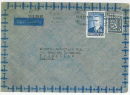 Par Avion  Luftpost  HELSINKI  10.5.1951  To Bruxelles  Belgium - Briefe U. Dokumente