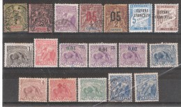 GUYANE FRANCAISE, Lot De 18 Timbres Neufs Et Obl Dont Type Groupe,Fourmilier, Laveur D'Or, , B/TB, Cote 34 Euros - Other & Unclassified