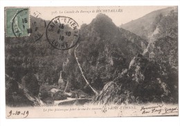 CP, 42, ROCHETAILLEE, La Cascade Du Barrage De ROCHETAILLEE, Voyagé En 1919 - Rochetaillee
