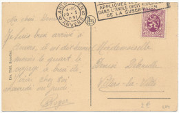 1931 Zichtkaart Antwerpen"De Keyserlei" Met PZ284 Van Antwerpen Naar Villers-la-Ville Zie Scans - 1929-1937 Heraldieke Leeuw