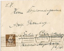 10092. Carta NURNBERG (bayern) Bavaria  1920 - Storia Postale