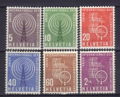 Z858 - SVIZZERA 1958, Servizio Serie 393/398 *** ,MH - Service