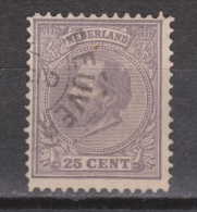 NVPH Nederland Netherlands Pays Bas Niederlande Holanda 26 CANCEL REUVER ; Koning Roy King Rei Willem III 1872 - Usati