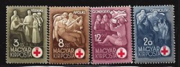 HUNGARY 1942 HISTORY Medical Health Organizations RED CROSS - Fine Set MNH - Nuevos