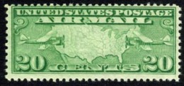 US C9 Mint Never Hinged 20c Airmail From 1927 - 1b. 1918-1940 Nuovi