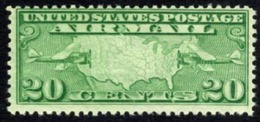 US C9 Mint Never Hinged 20c Airmail From 1927 - 1b. 1918-1940 Nuevos