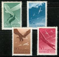 HUNGARY 1943 HISTORY Eagle Planes Transport AVIATION FUND - Fine Set MNH - Unused Stamps