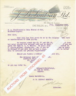 Lettre 1932 DUBLIN - J. B. LINDSAY Ltd - Ver. Königreich