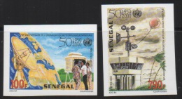 Sénégal 2001 IMPERF NON DENTELES Organisation Météorologique Mondiale Meterologie Meteorology Mi. 1932 - 1933 - Senegal (1960-...)