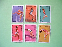 Romania 1991 - Mint - Athletism Tokio - Gymnastics Jumping Running Javelin (Scott 3698/3703 = 3.15 $) - Gebraucht