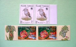 New Caledonia 1998/99 - Mint - Bird - Fishes Food (2 X Scott 797, 832 = 4.90 $) - Nuovi