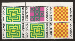 1973 Plaatfout NVPH 1042P Error, Variété, Abart, Variedade ""3 Van 30ct Ongestempeld - Plaatfouten En Curiosa