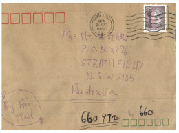 (PH 678) Hong Kong To Australia Letter Posted In 1992 - Brieven En Documenten