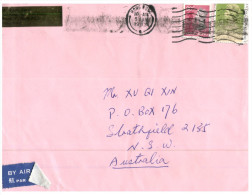 (PH 678) Hong Kong To Australia Letter Posted In 1993 - Lettres & Documents