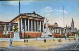 Austria- Postcard Circulated In 1915 - Wien - Parlament - 2/scans - Ringstrasse