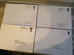 Lot Enveloppes T Grand Format - Kaarten/Brieven Antwoorden T