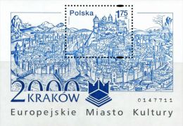 PS1032 Poland 2000 Monuments 2M Imperf MNH - Nuovi