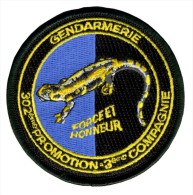 Gendarmerie - ESOG MONTLUCON 302ème Promotion Brdoé Rond - Police & Gendarmerie