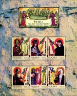 PS1040 Poland 2002 Saints S/S(6) MNH - Unused Stamps