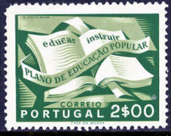 !										■■■■■ds■■ Portugal 1954 AF#798** National Literacy 2$00 HCV 40,80 Euros (D0137) - Unused Stamps