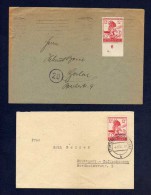 DR 1944, Zwei Briefe Mit EF 906, Hitlerputsch - Covers & Documents