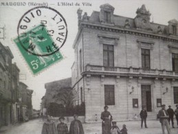 CPA Mauguio L'hotel De Ville - Mauguio