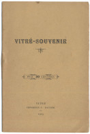 (35) VITRÉ - SOUVENIR De Auguste PAGEOT 1905. Pharmacie M. Duchemin Place Du Marchix. Meubles A. ORHAND - Bretagne