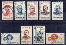 Madagascar N° 308-312-313-314-315-316-317-318-322  Oblitérés - Used Stamps