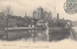 CPA - Annecy - Le Port Et Le Château - Annecy
