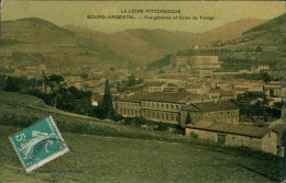 42 BOURG ARGENTAL / Vue Générale Et Usine De Tissage / - Bourg Argental