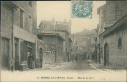 42 BOURG ARGENTAL / Rue De La Gare / - Bourg Argental