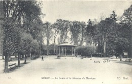 Delcampe - PICARDIE - 60 - OISE - NOYON - Le Cours Et Le Kiosque à Musique - Noyon