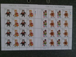 Ireland 2007 Celtic Cats 2 Sheets MNH - Nuevos