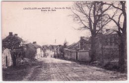 CHATILLON-sur-MARNE - Entrée Du Pays - Route Du Bois - Ed. Mérat - Châtillon-sur-Marne