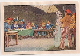 Image Série XV N°6 De L´album "la Vie Fière Et Joyeuse Des Scouts". 1951. Chocolat Suchard. Pierre Joubert - Suchard