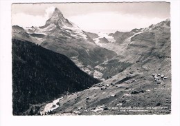 23441 Zermatt Findelen Mit Matternorn - Matt