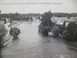 CPA Sauvage Bords De La Seine. Environs De Romilly Sur Seine. Panorama - Other & Unclassified