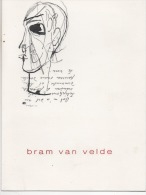 ART  PEINTURE BRAM VAN  VELDE PARIS    1987  !  2473   N°  Y VERT ET TELLIER - Non Classés