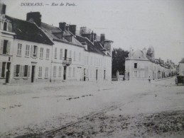 CPA Dormans Marne. Rue De Paris; - Dormans