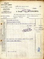 Facture Importation De Bois Du Nord & D'Amérique Anvers - 1900 – 1949
