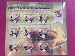 Lesotho 2010 World Cup FIFA South Africa Coupe Du Monde WM SAPOA Souvenir Sheet Bloc Block MNH** - 2010 – Afrique Du Sud