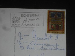 LETTRE LUXEMBOURG AVEC YT 770 - ABBAYE ECHTERNACH CONCORDANCE - CHATEAU DE BEAUFORT - - Storia Postale